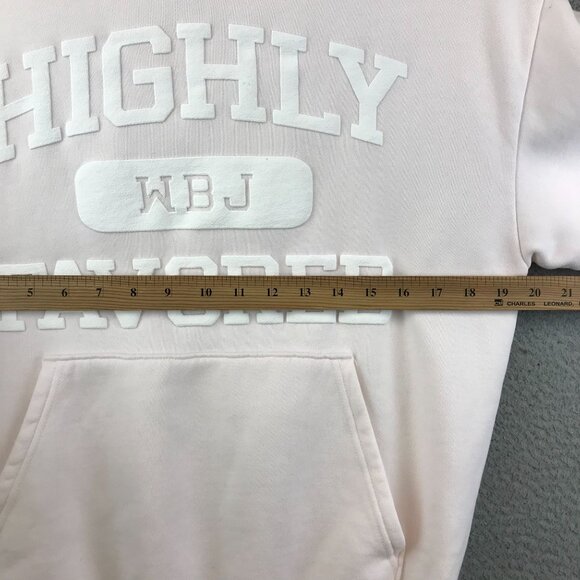 "Highly Favored" WBJ Hoodie Pink Pullover Sweatshirt Unisex small - Picture 6 of 8